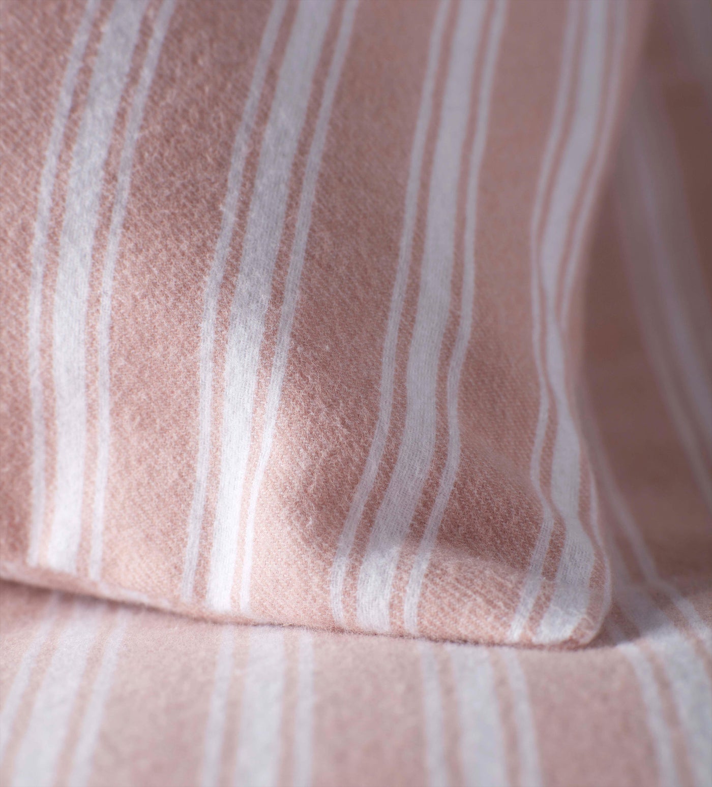 Blush Pink Fred Brushed 100% Cotton Bed Linen