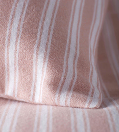 Blush Pink Fred Brushed 100% Cotton Housewife Pillowcase