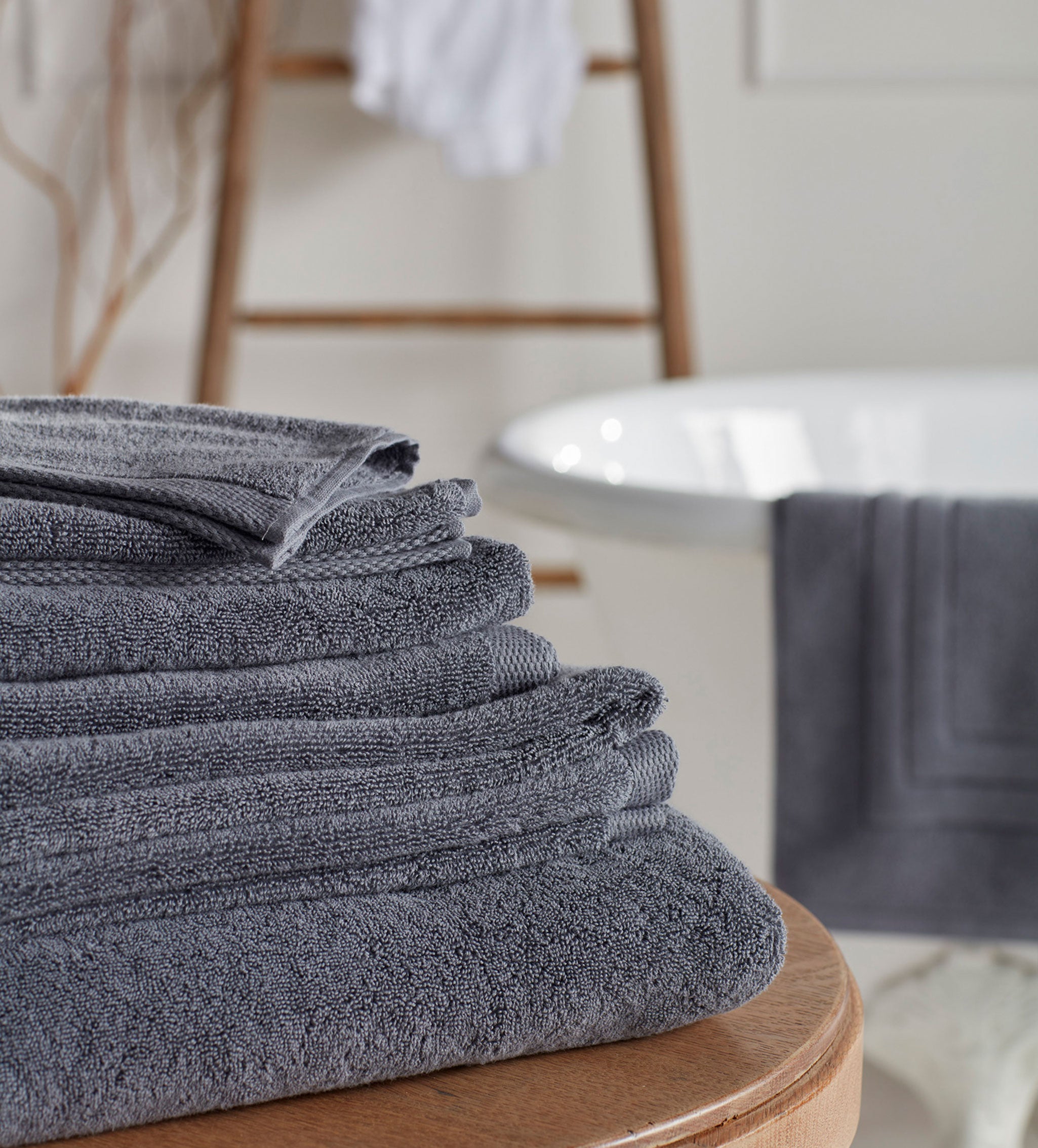French Blue Luxury Organic 100% Cotton Towels
