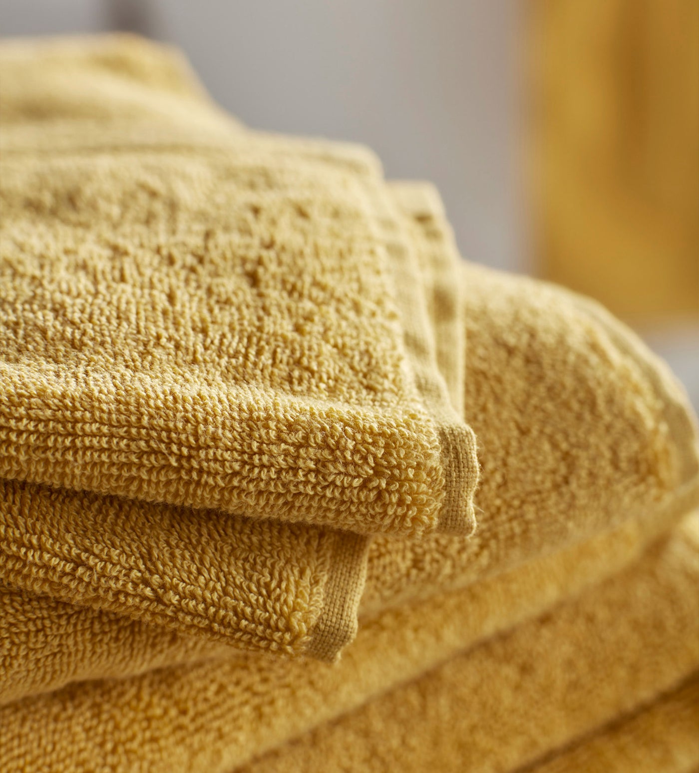Mustard Yellow Luxury 100% Cotton Towels