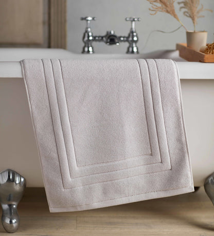 PEBBLE GREY LUXURY TOWELS BATH MAT