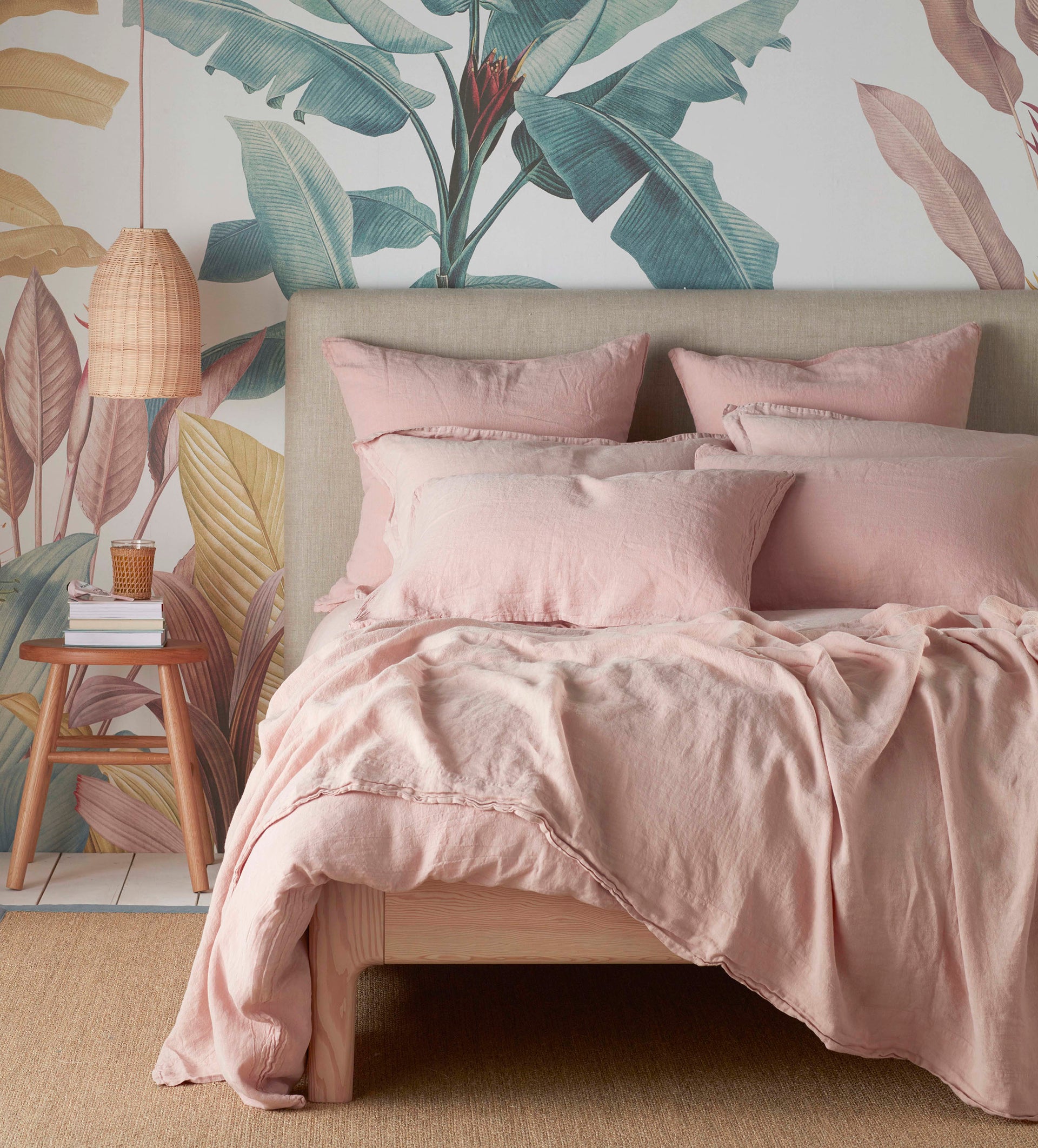 Blush Pink 100% Duvet Cover
