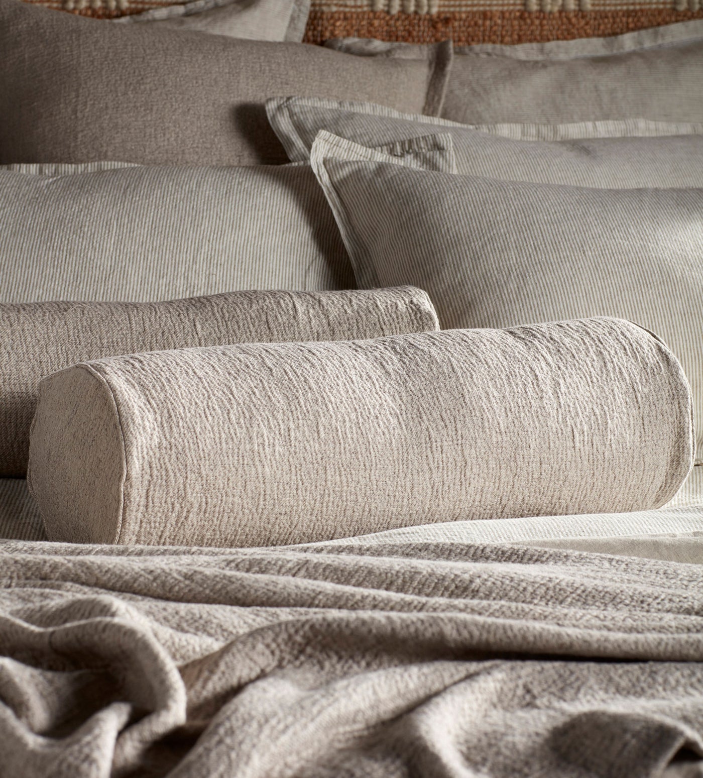 Natural Porto Cotton Linen Cushion Covers