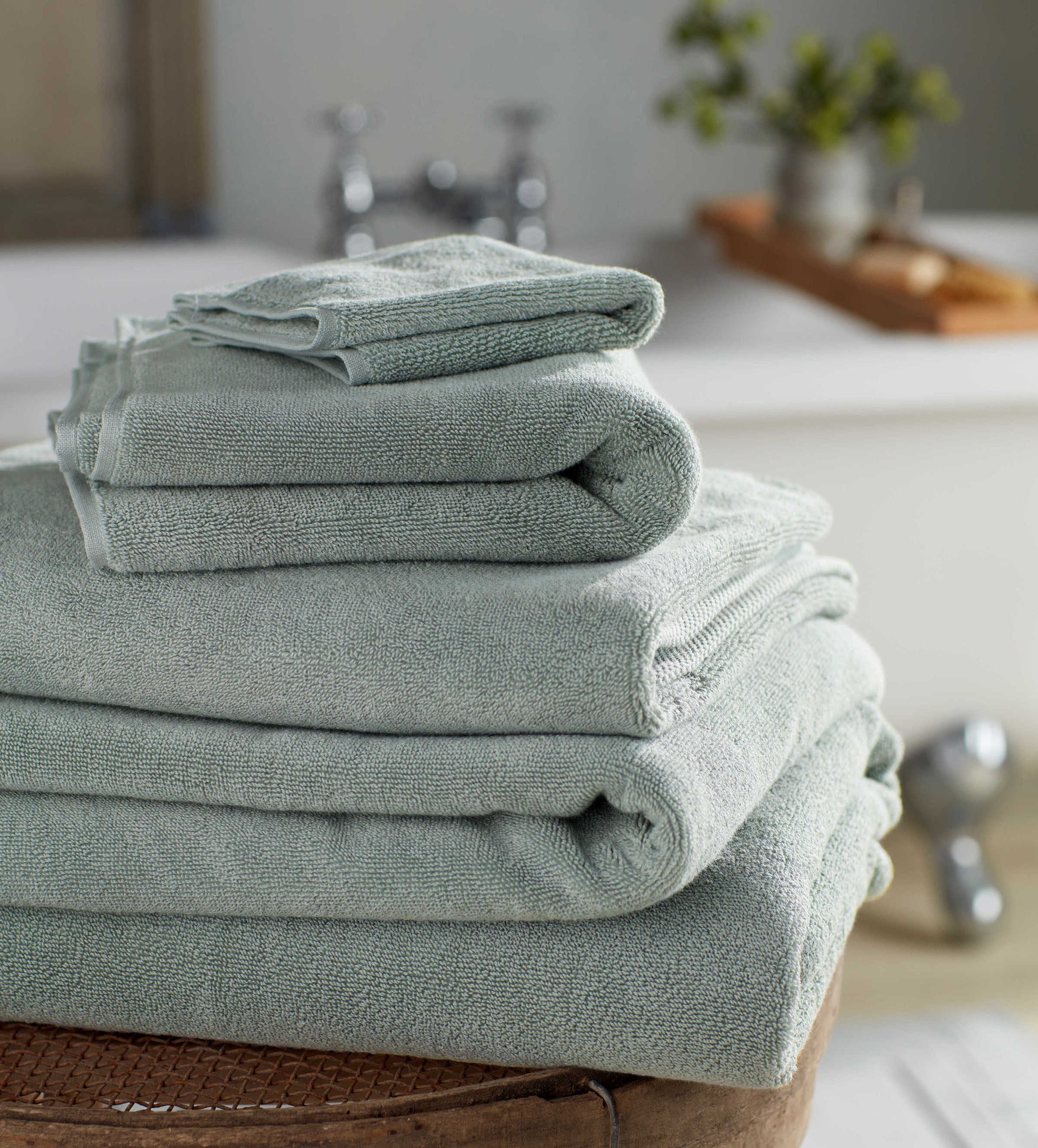 Sage Luxury Cotton Towels Secret Linen Store