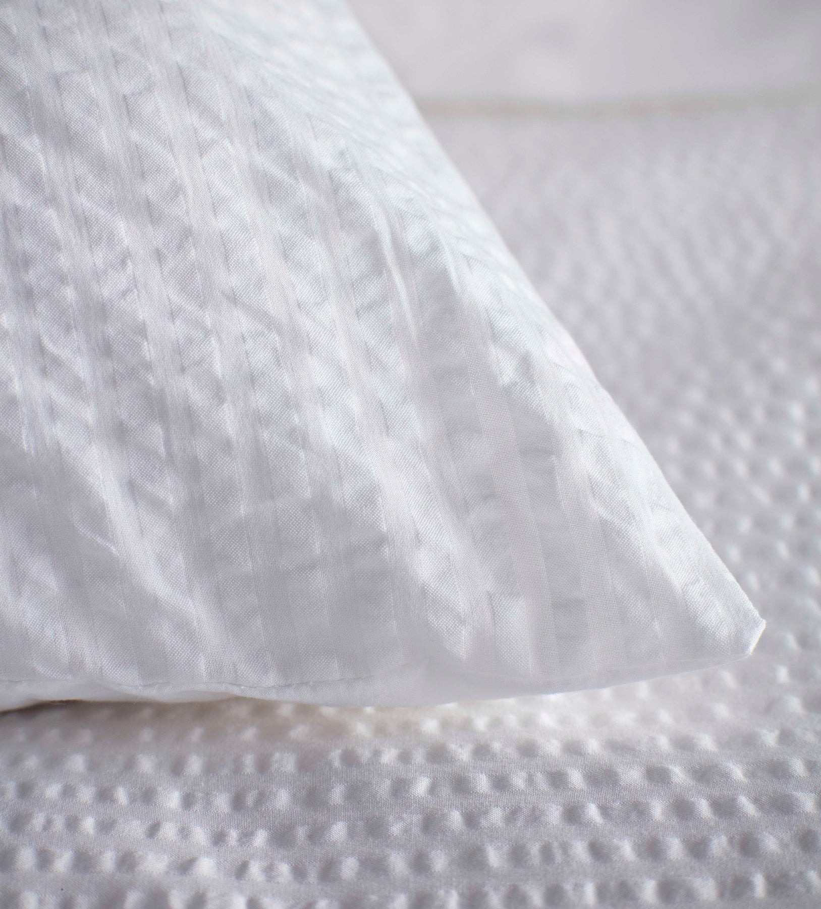Seersucker White Pillowcase Secret Linen Store