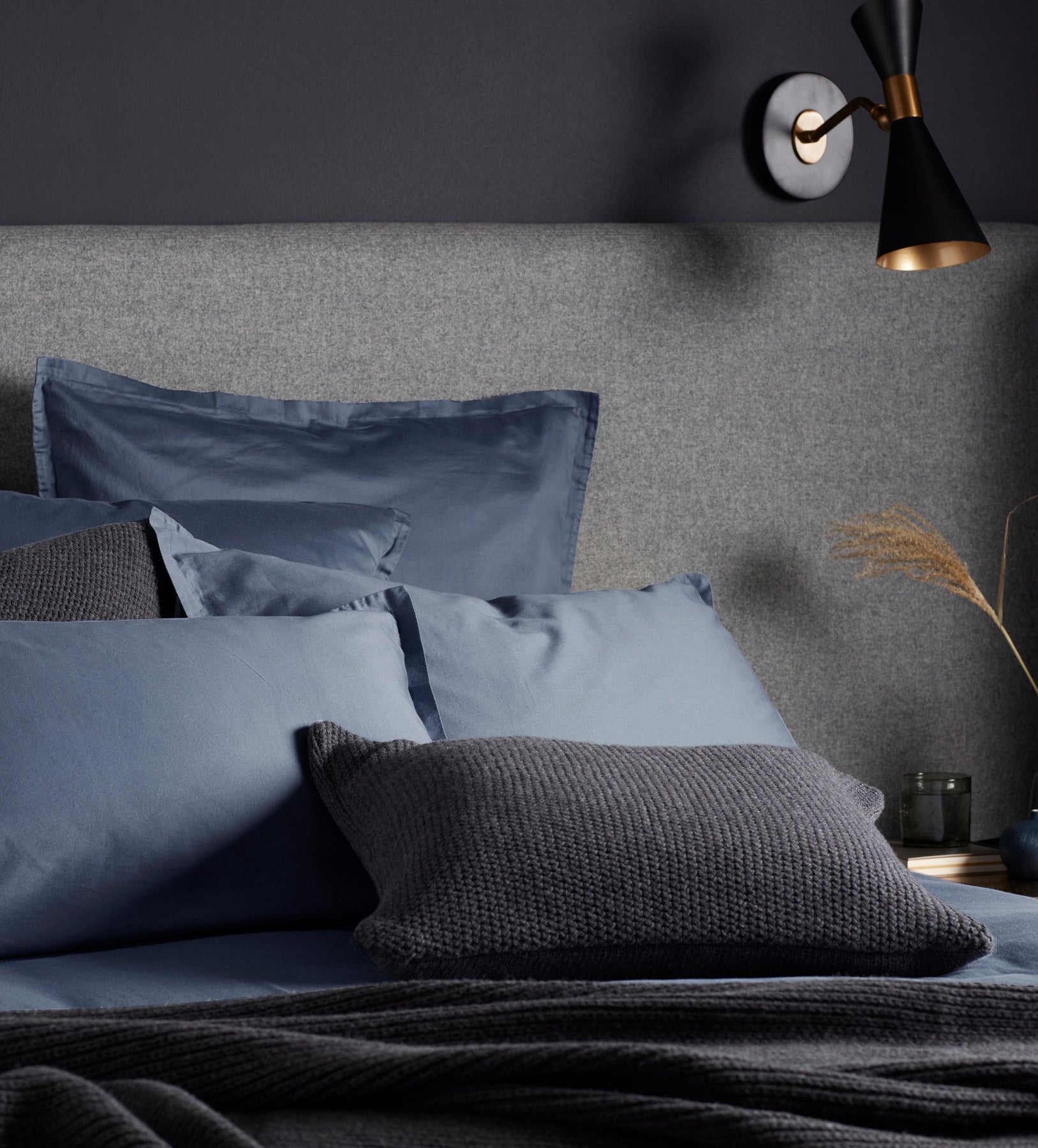 Super Soft Cotton French Blue Bed Linen Secret Linen Store