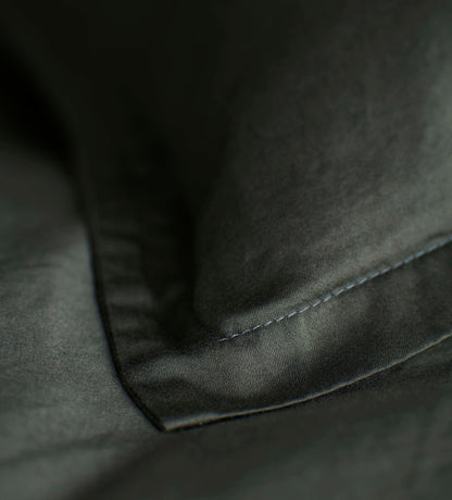 SUPER SOFT SATEEN OLIVE GREEN CORNER