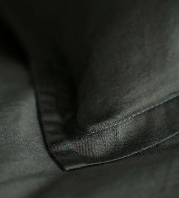 SUPER SOFT SATEEN OLIVE GREEN CORNER
