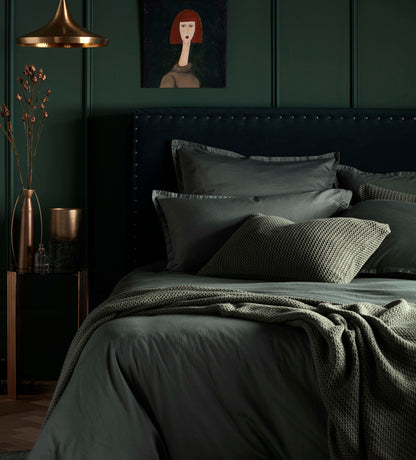 SUPER SOFT SATEEN OLIVE GREEN PORT