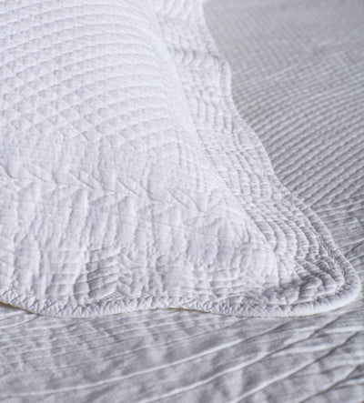 White Verity 100% Cotton Cushion Covers