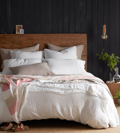 White Organic 100% Hemp Bed Linen