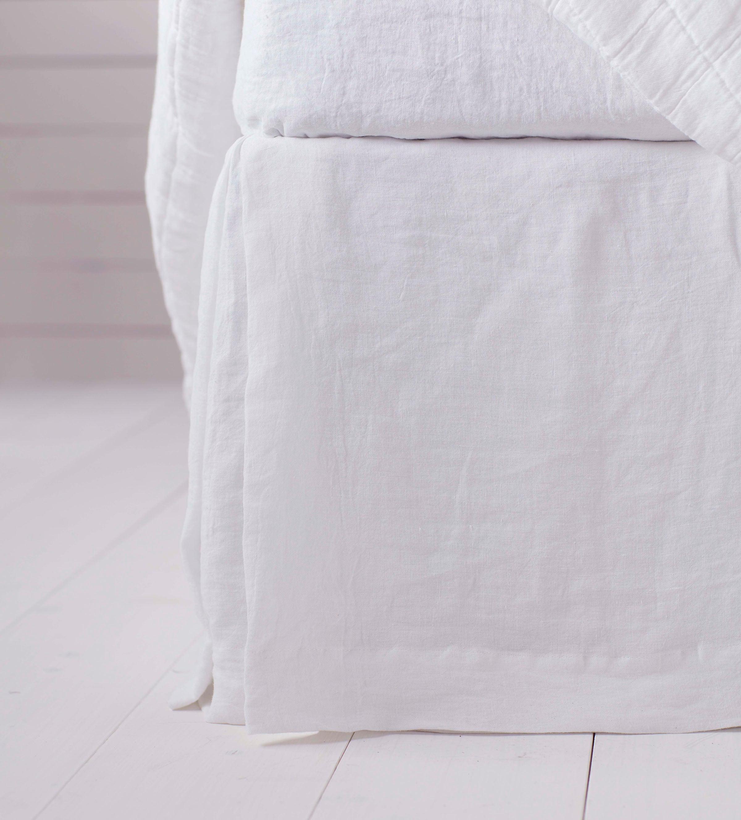White Linen Valance