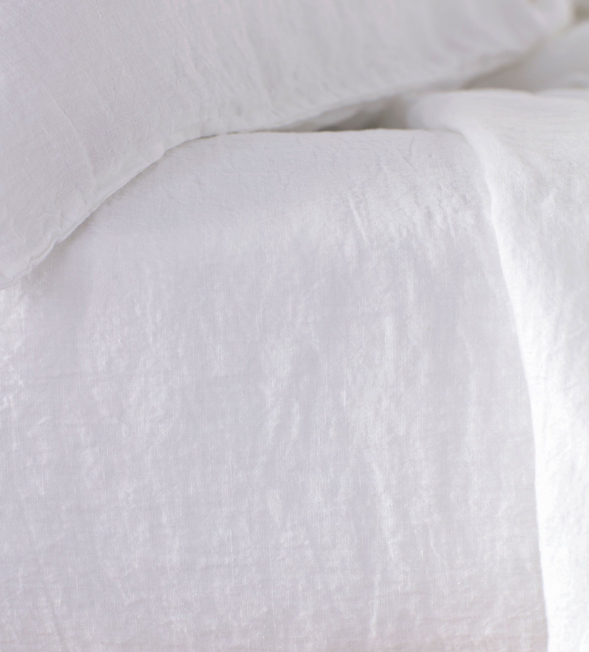 White 100 Linen Extra Deep Fitted Sheet 40cm Depth Secret Linen Store