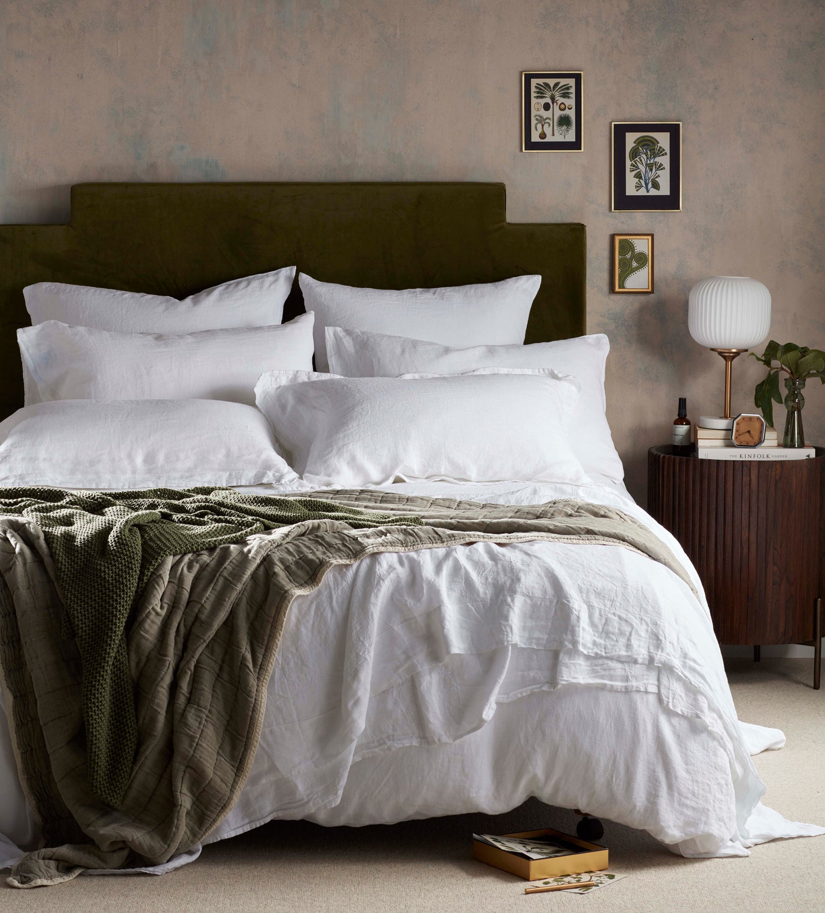 White 100% Linen Bed Linen – Secret Linen Store